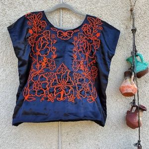Women's Mexican Embroidered Blouse